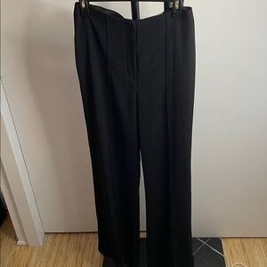 Express Wide Leg Dress Pants Work Classy High Rise Size 6 Black